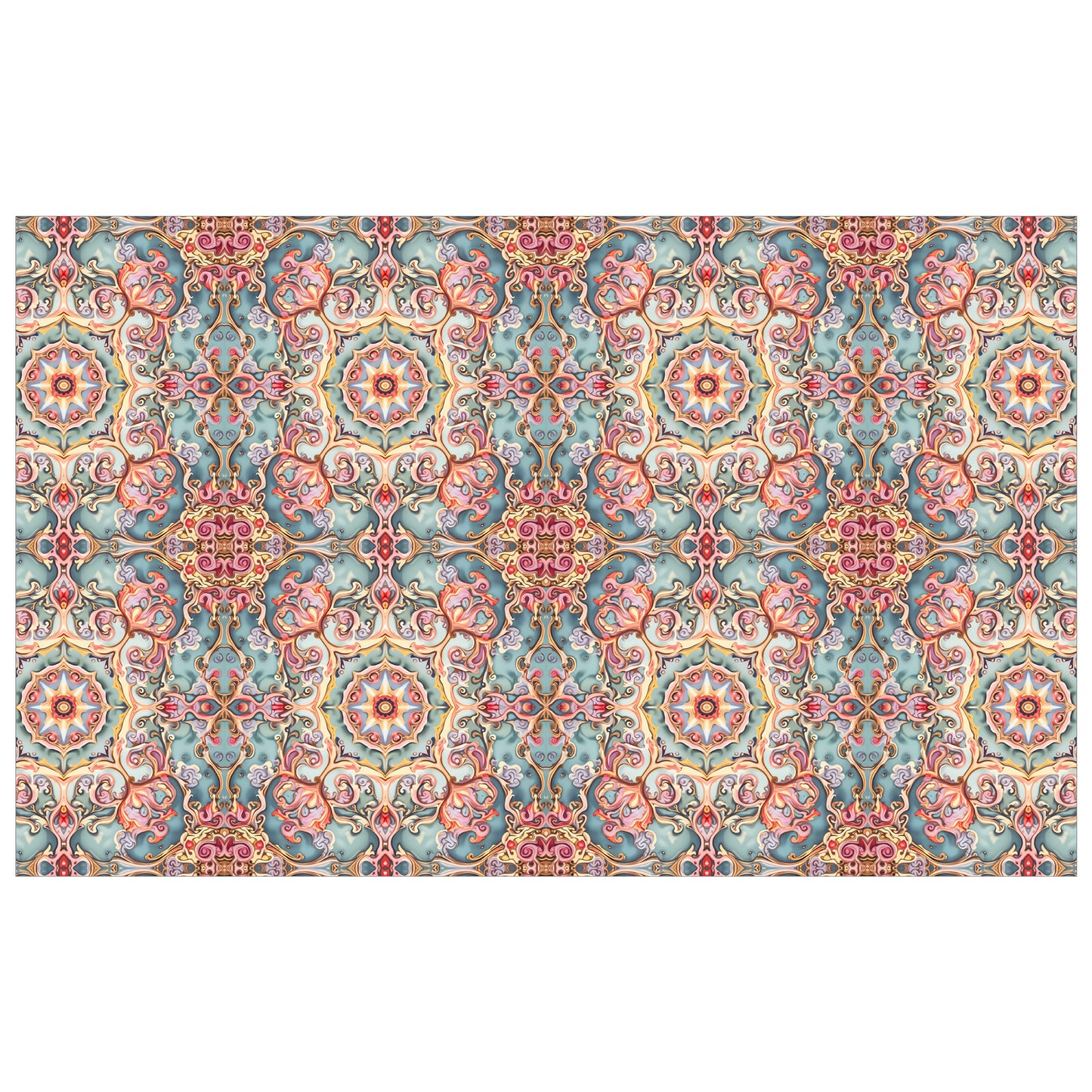 Painted Victorian Twilight Rectangle Tablecloth