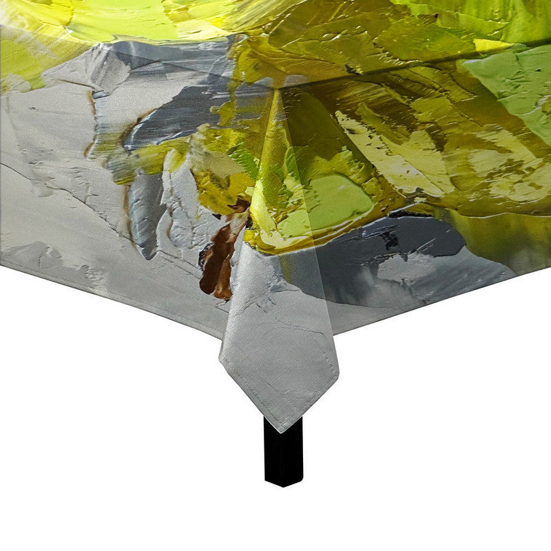 Pair Of Pears Square Tablecloth by Juanette Menderoi