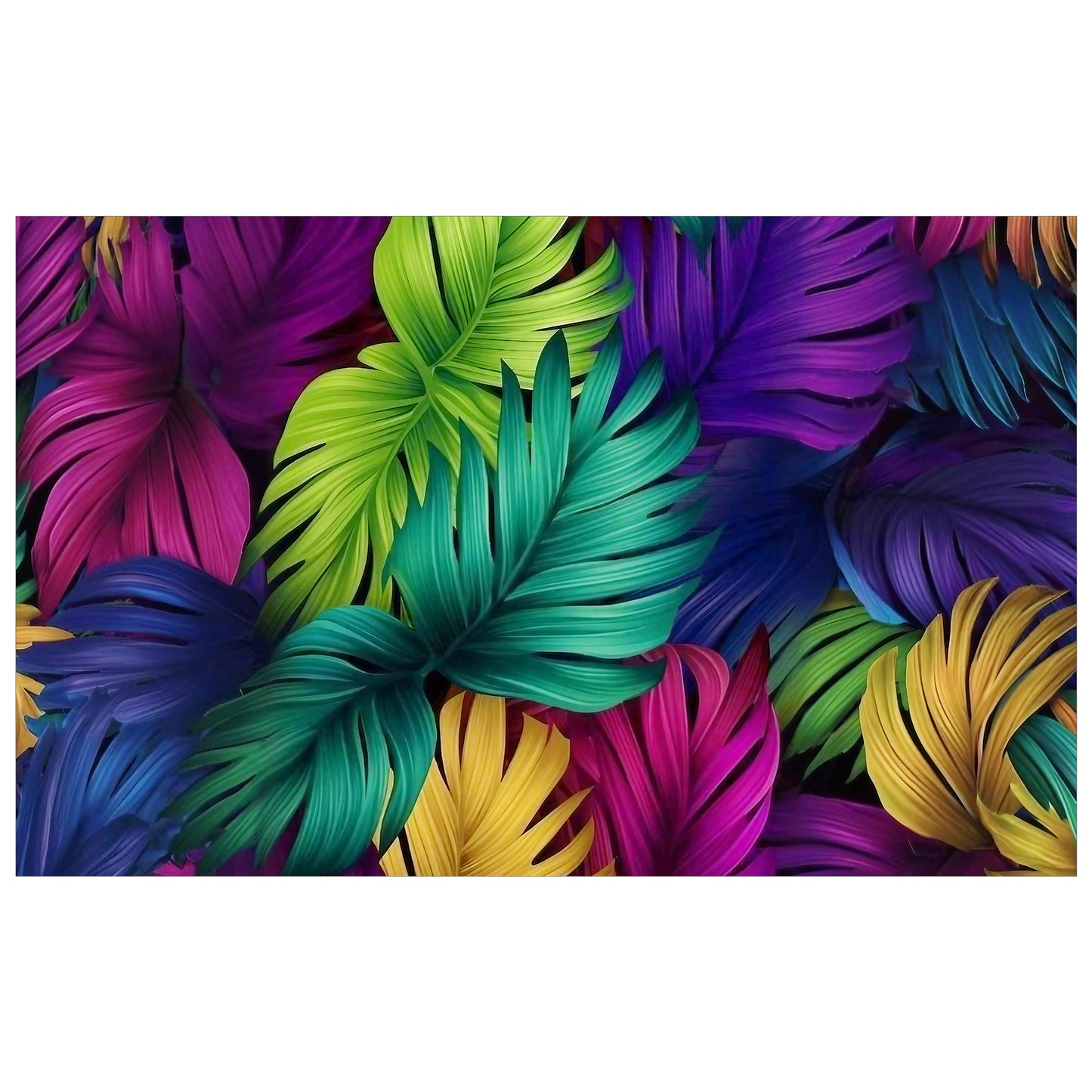 Palms in Motion Rectangle Tablecloth