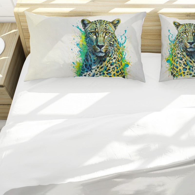 Panthera Pardus Leopard By Nathan Pieterse Duvet Cover Set
