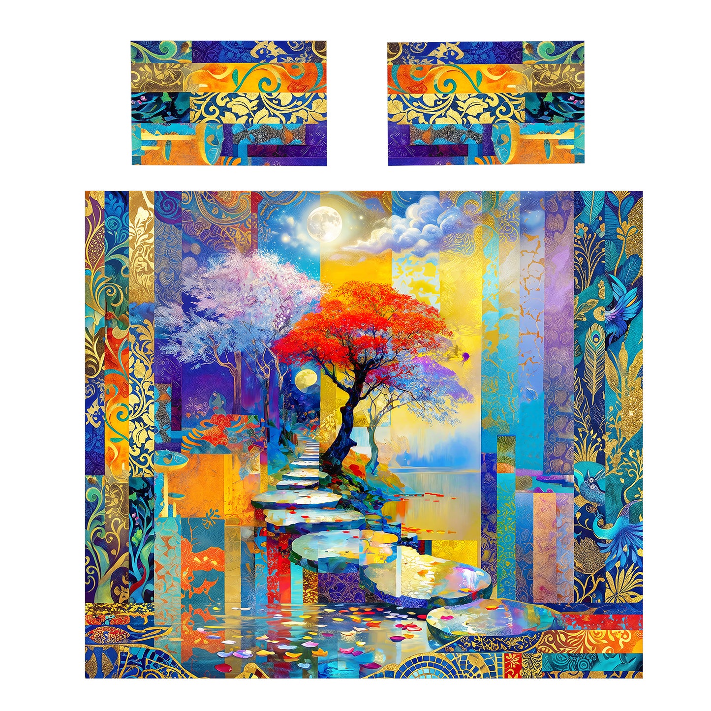 Paradise Blossoms Duvet Cover Set