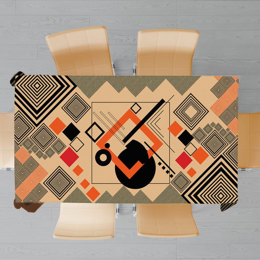 Parallel Perspectives Rectangle Tablecloth