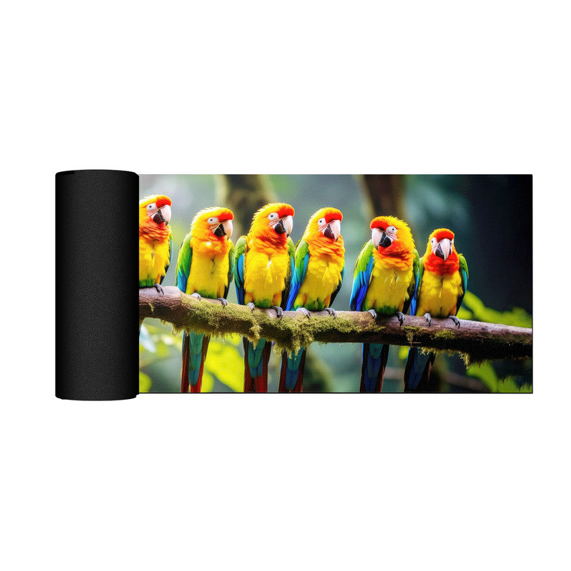 Parrot Family Large Desk Pad