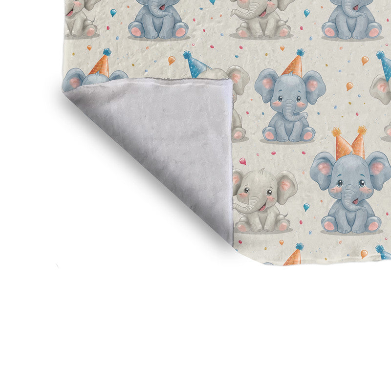 Party Elephants Minky Blanket