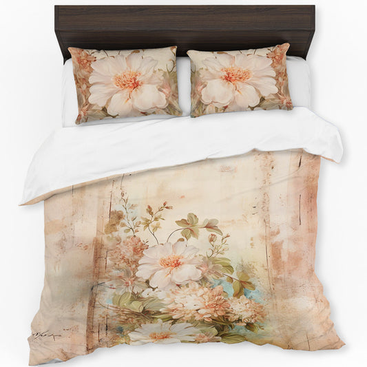 Pastel Relic Bloom Duvet Cover Set