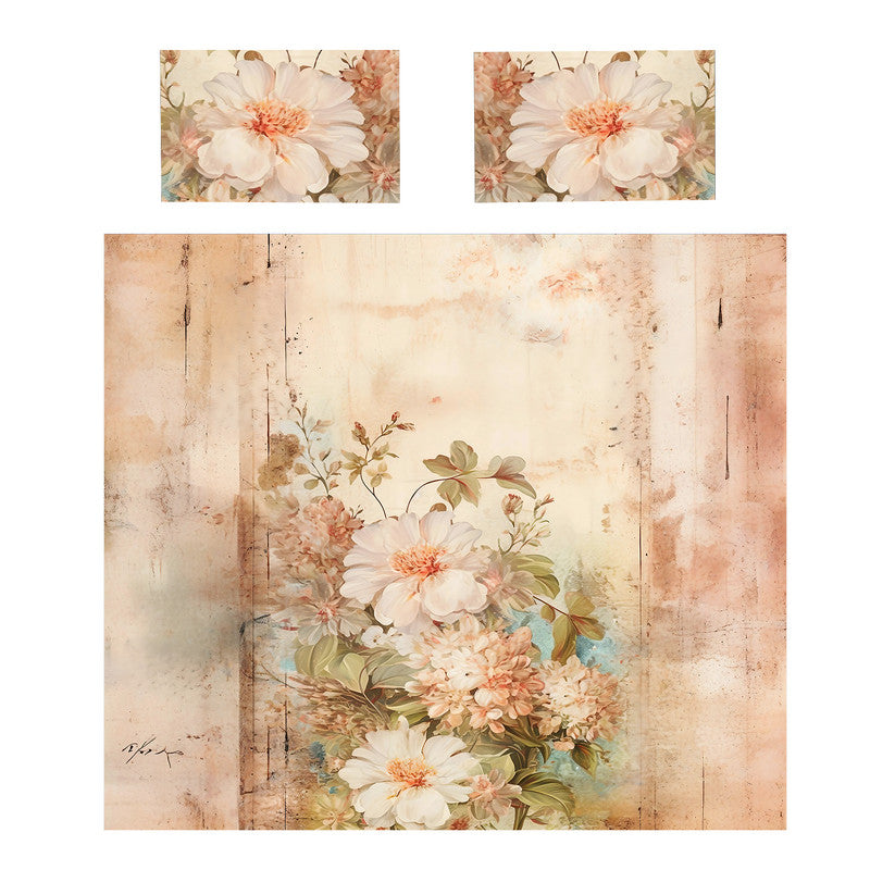 Pastel Relic Bloom Duvet Cover Set