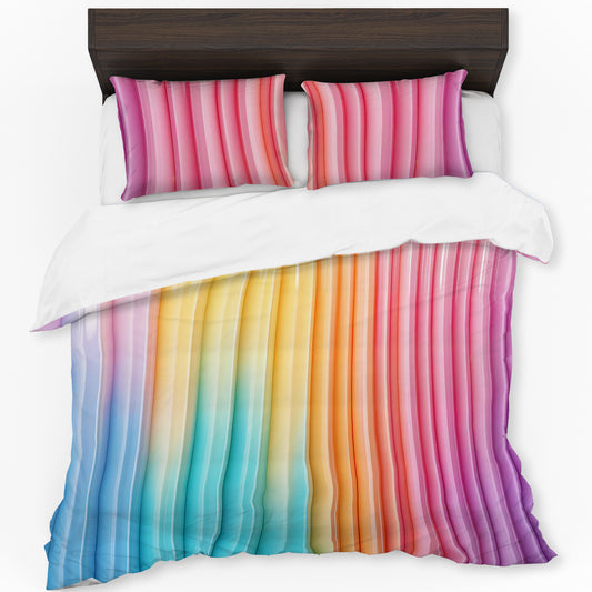 Pastel Acrylic Layers Duvet Cover Set