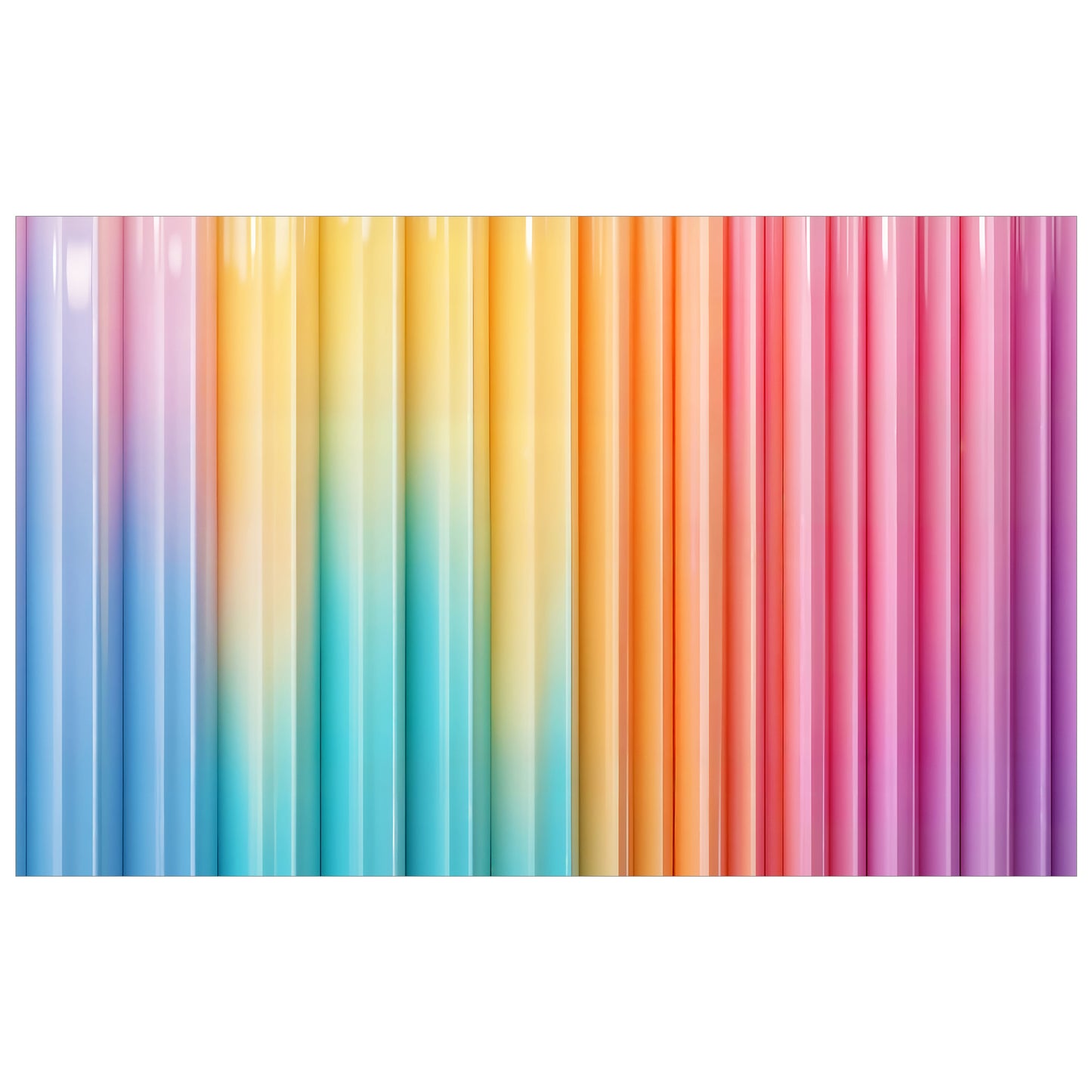 Pastel Acrylic Layers Rectangle Tablecloth