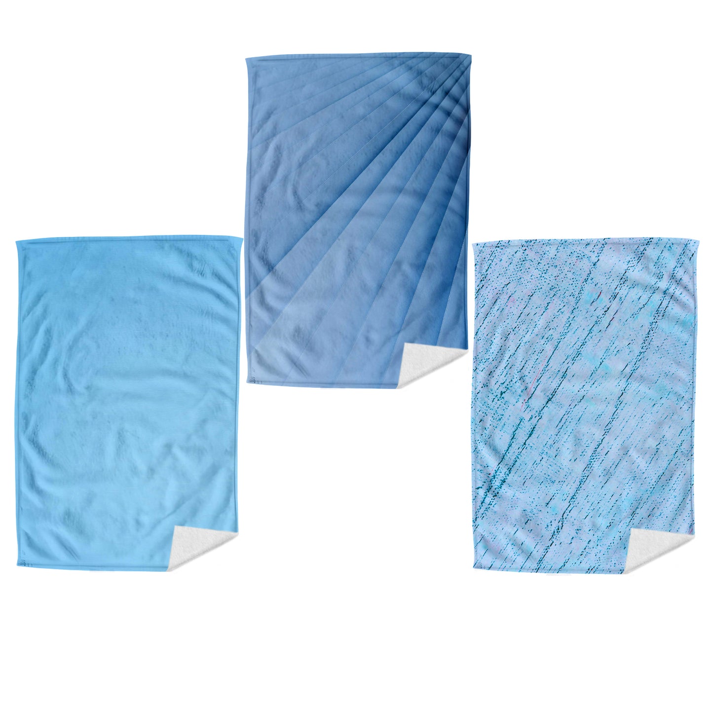 Pastel Blue Dish Cloth (Set of 3)