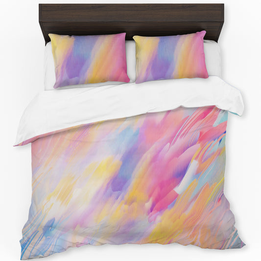 Pastel Colour Clouds Duvet Cover Set