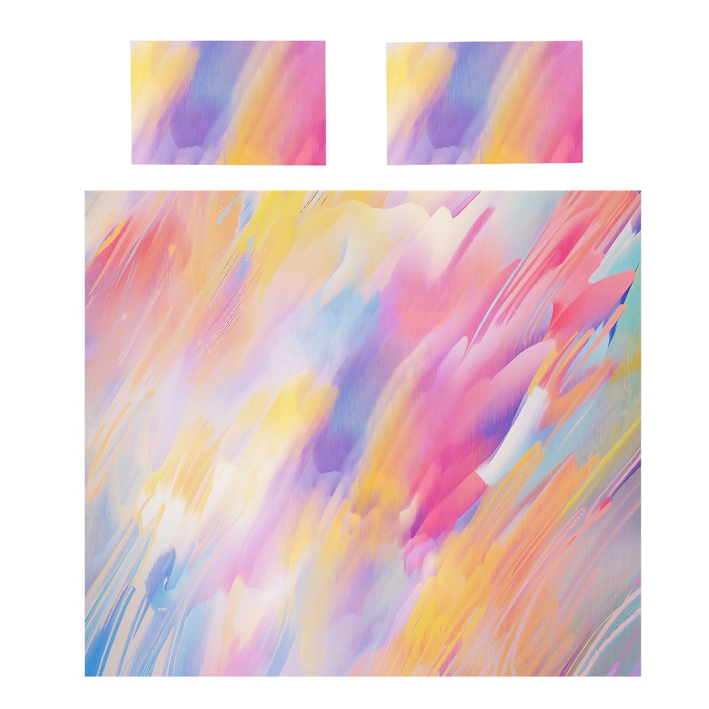 Pastel Colour Clouds Duvet Cover Set