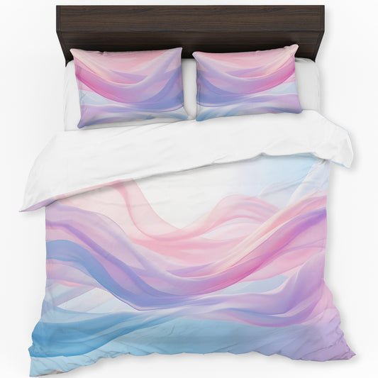 Pastel Enchanted Currents Duvet Cover Set