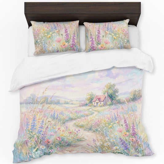 Pastel Field Duvet Cover Set