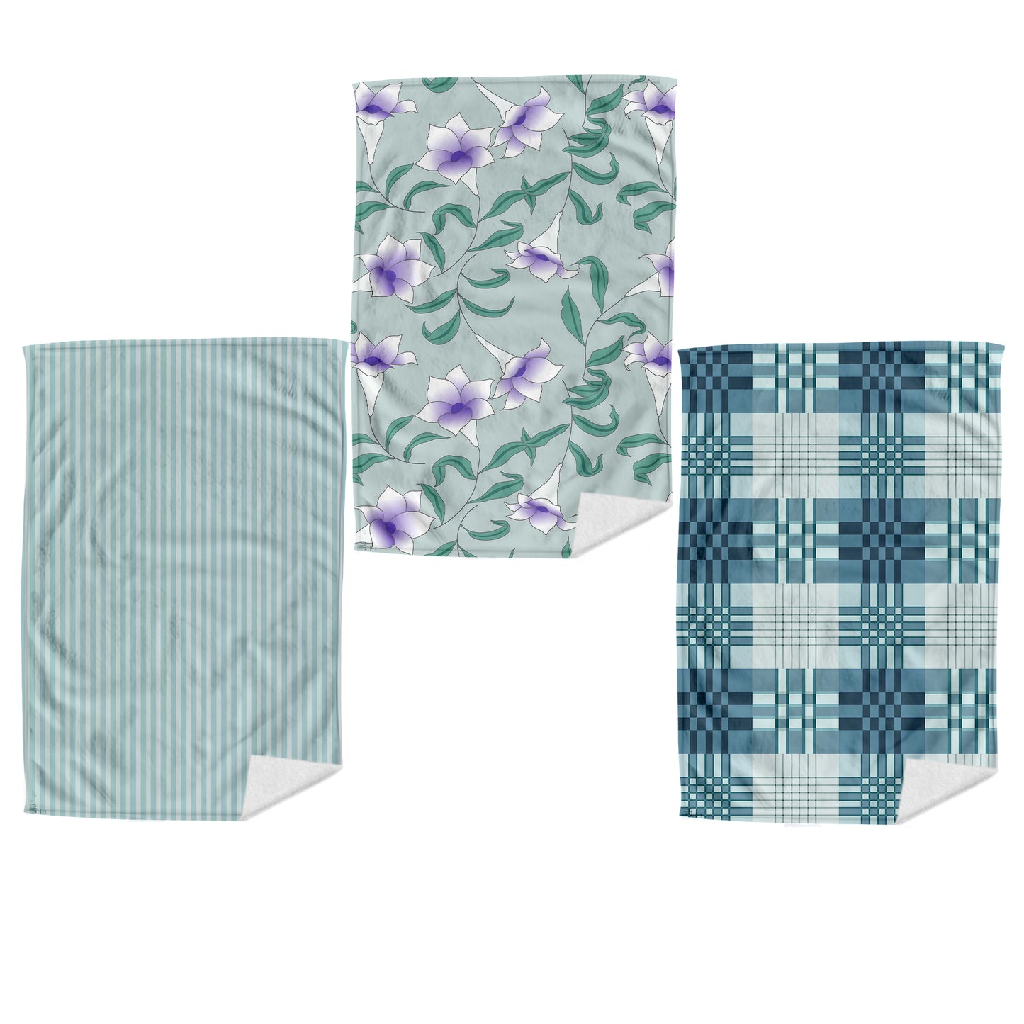 Pastel Green Dish Cloth (Set of 3)