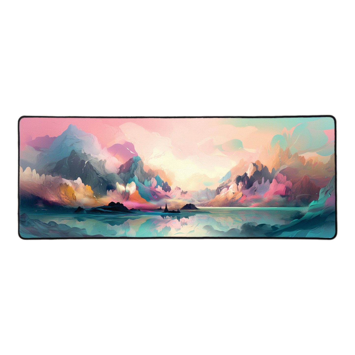 Pastel Landscape Large Desk Pad