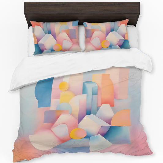 Pastel Prism Duvet Cover Set