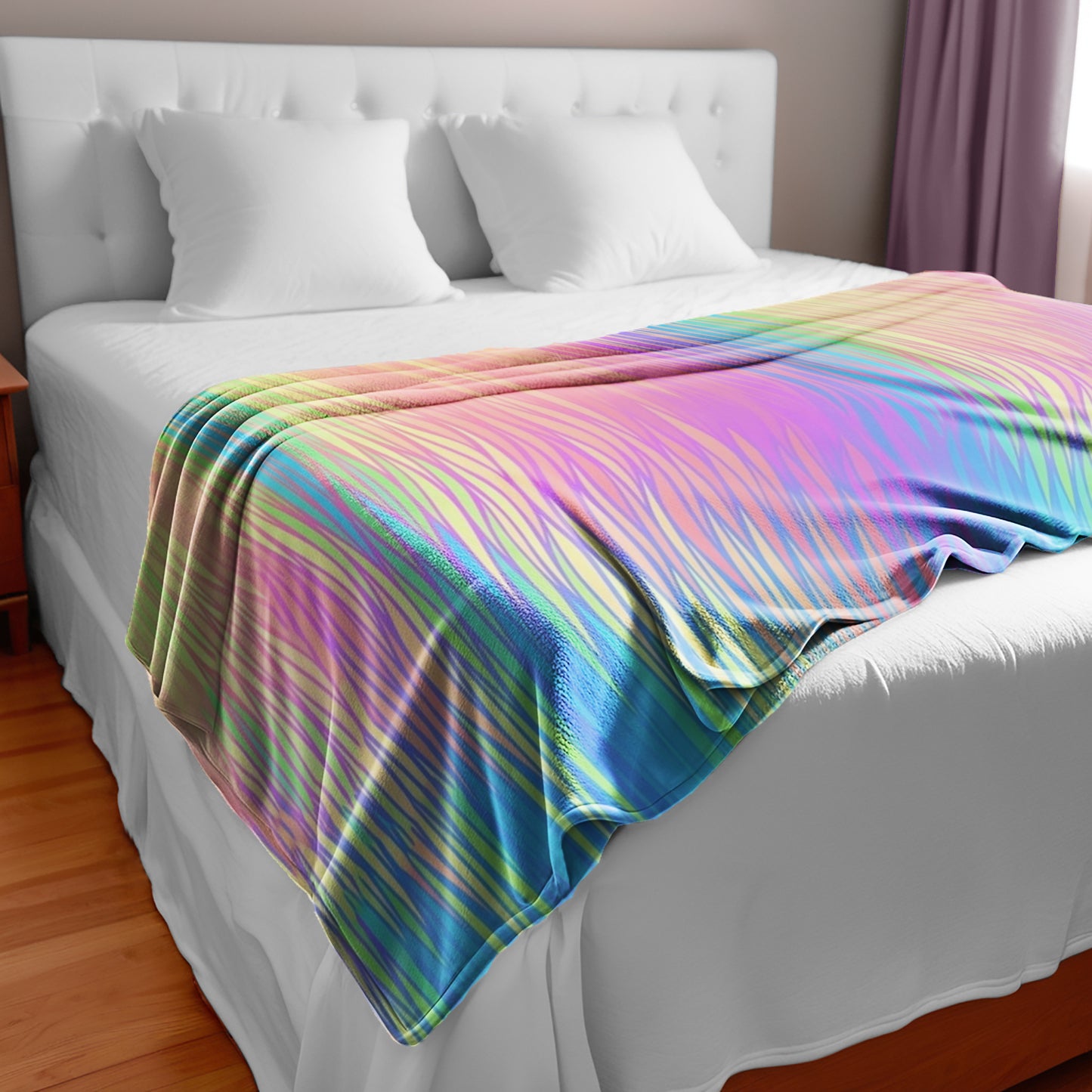 Pastel Flair Light Bed Throw