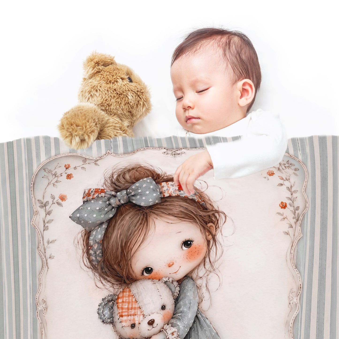 Patches of Love Baby Fleece Blanket