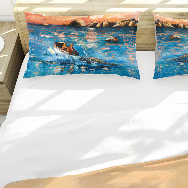 Paternoster Sunset By Cherylin Louw Duvet Cover Set