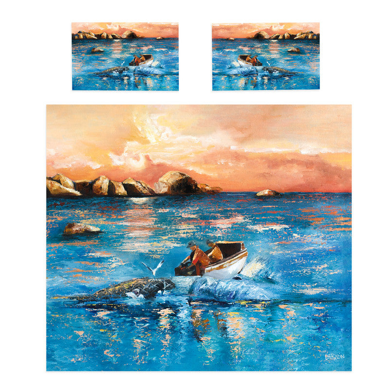 Paternoster Sunset By Cherylin Louw Duvet Cover Set