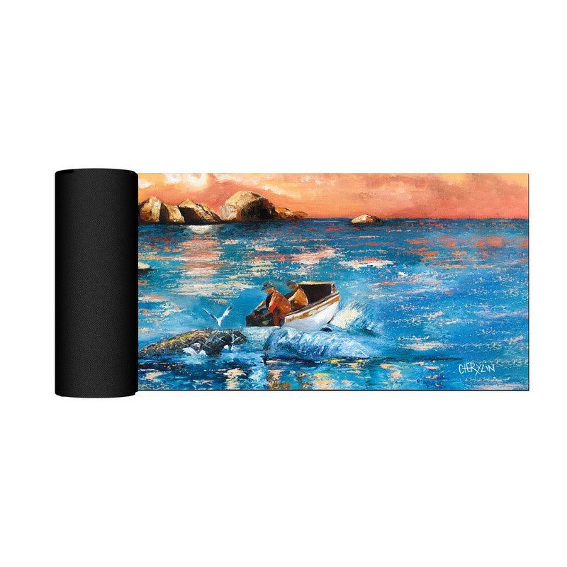 Paternoster Sunset Large Desk Pad By Cherylin Louw