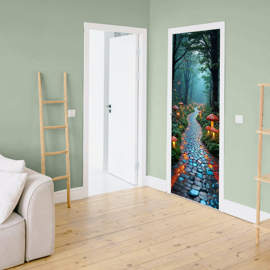 Path of the Fungi Whisper Door Decoupage