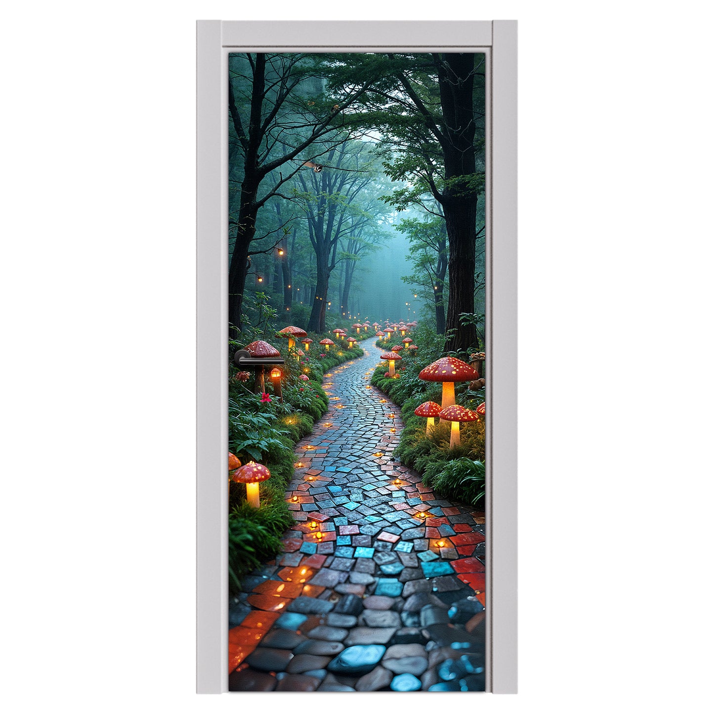 Path of the Fungi Whisper Door Decoupage