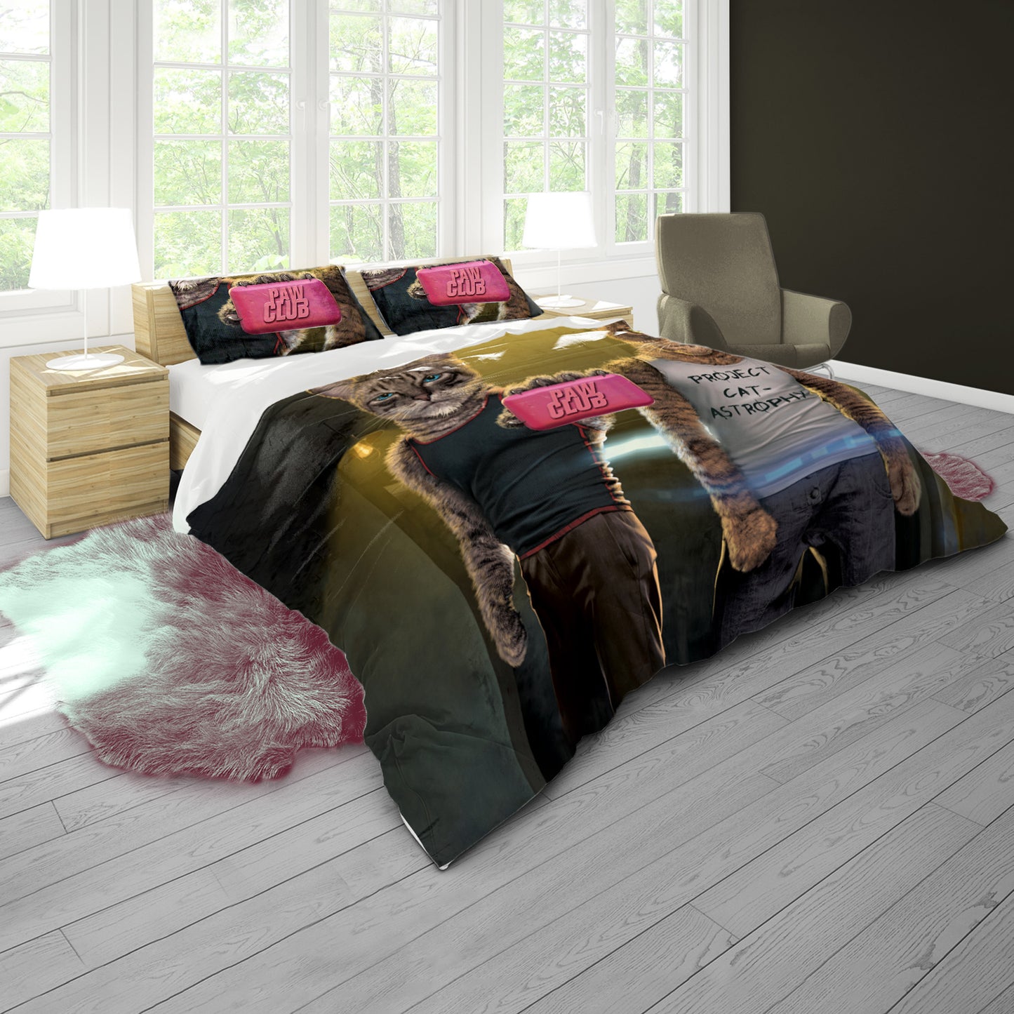 Paw Club Duvet Cover Set By Vincent Hie