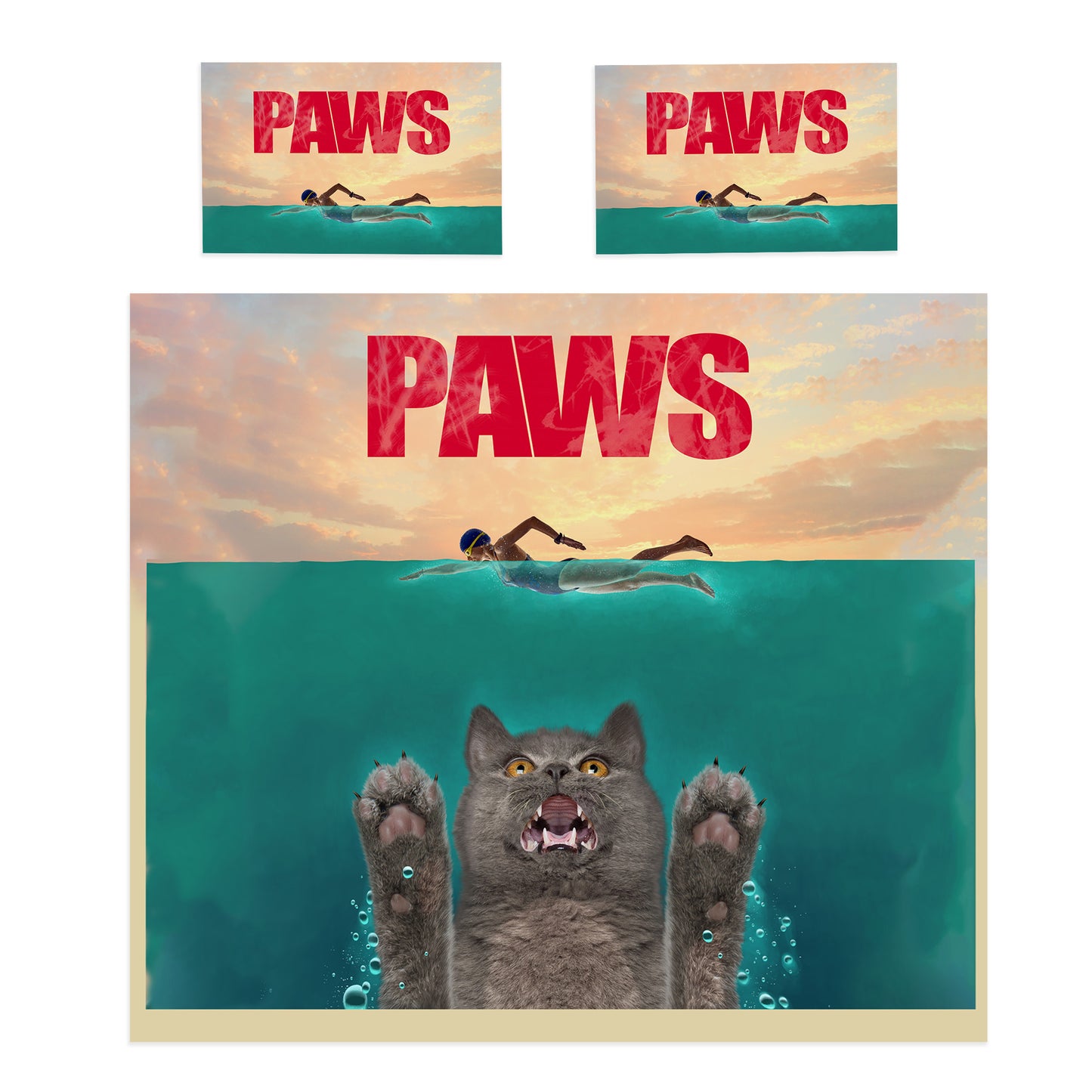 Paws Duvet Cover Set By Vincent Hie