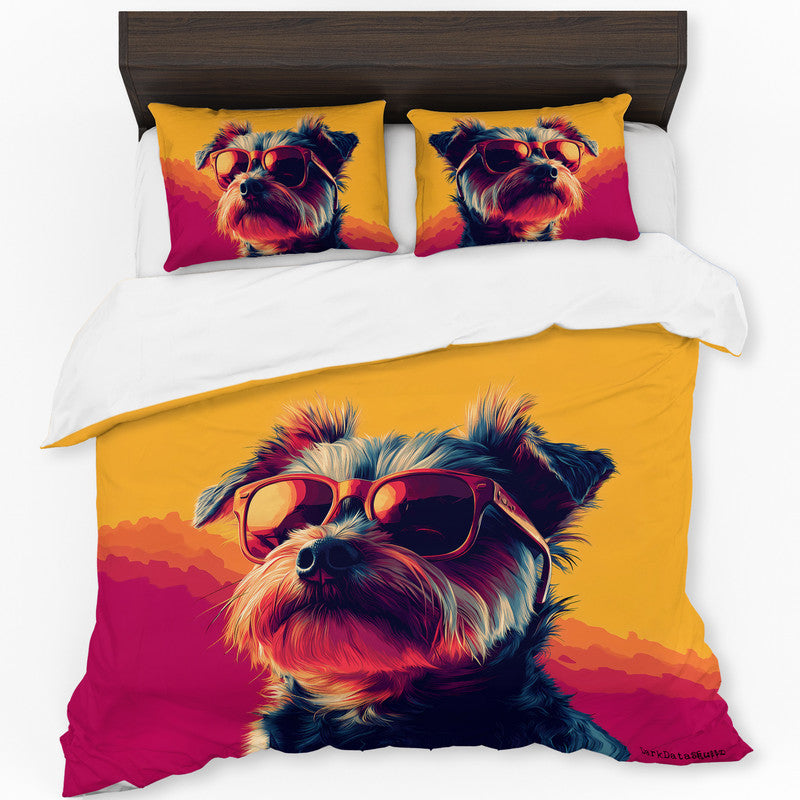 Pawsh Pup Duvet Cover Set by Wikus Schalkwyk