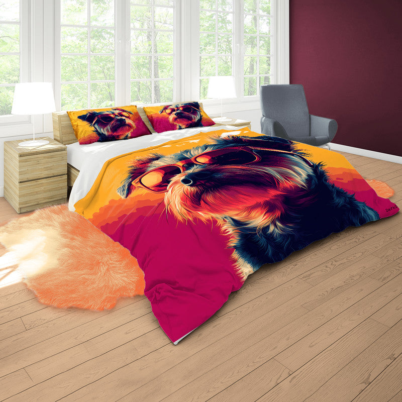 Pawsh Pup Duvet Cover Set by Wikus Schalkwyk