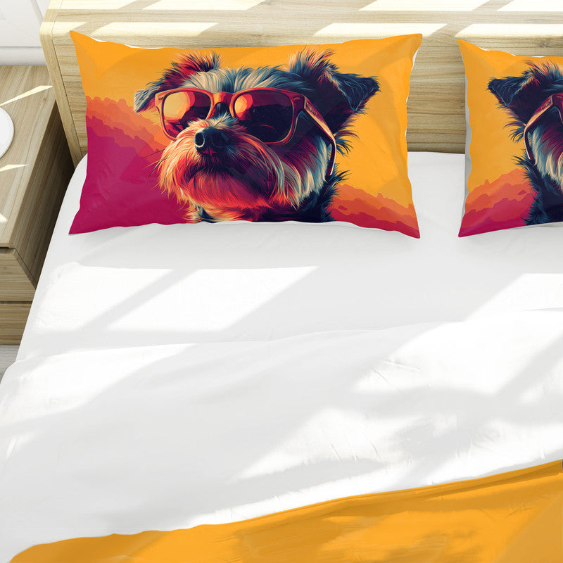 Pawsh Pup Duvet Cover Set by Wikus Schalkwyk