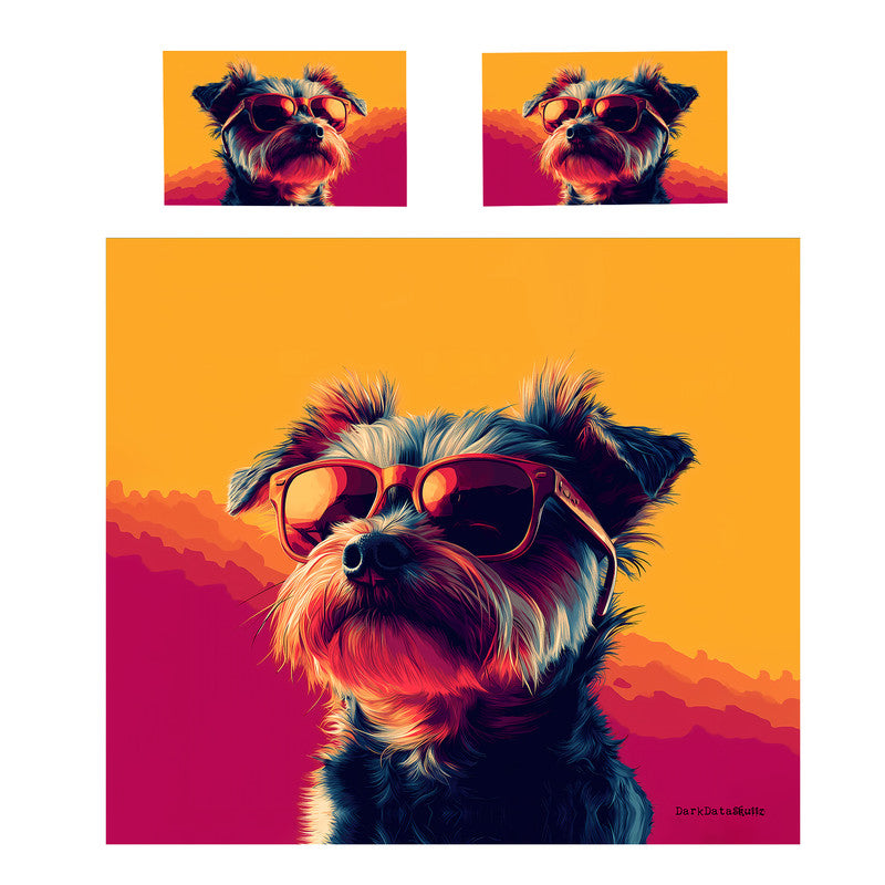 Pawsh Pup Duvet Cover Set by Wikus Schalkwyk