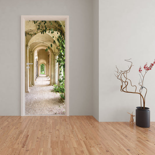 Peace and Quiet Decoupage Door