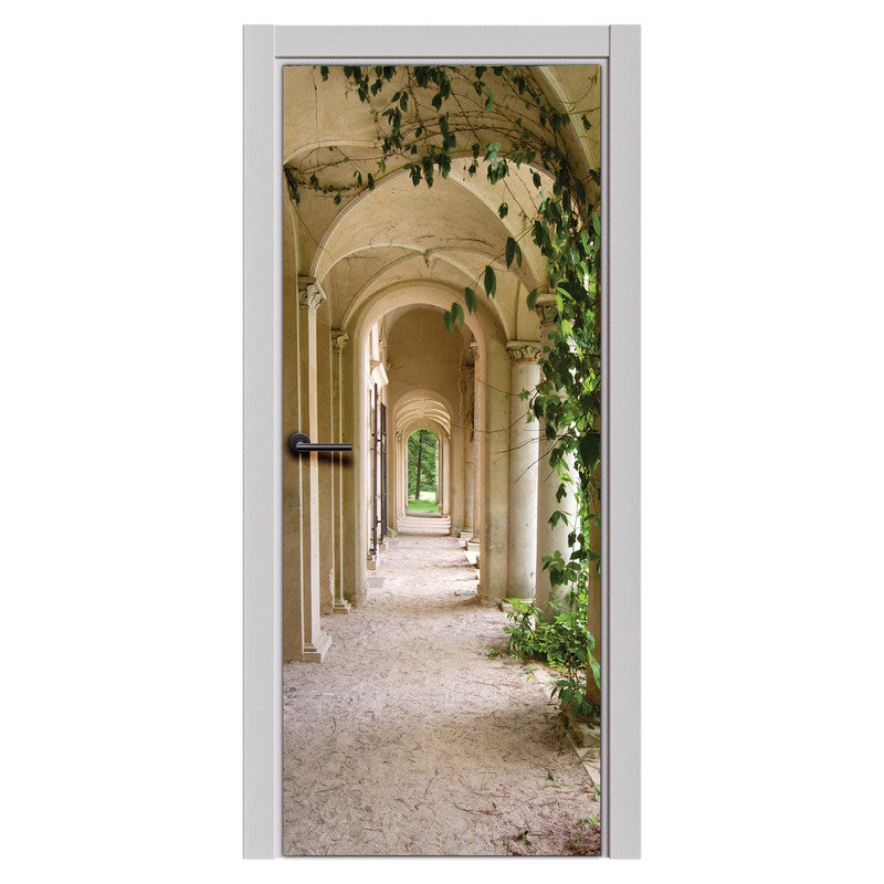 Peace and Quiet Decoupage Door