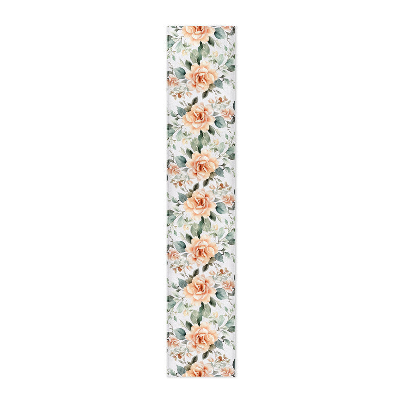 Peach Flower Bouquet Table Runner By Mark Van Vuuren