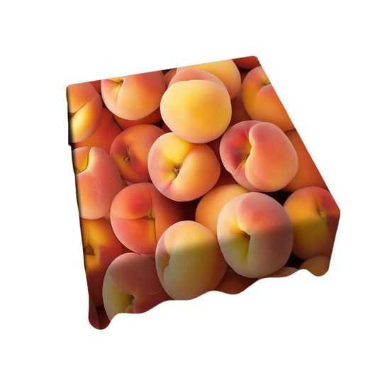 Peaches Square Tablecloth