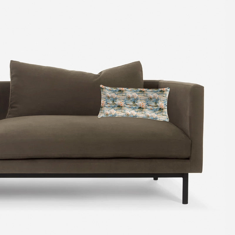 Peachy Lilies Oblong Luxury Scatter