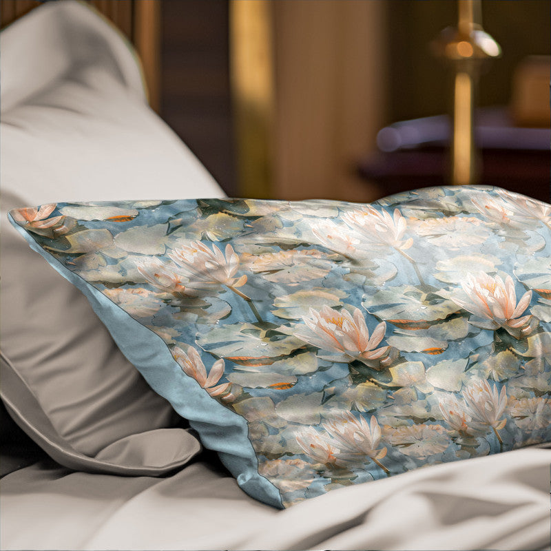Peachy Lilies Oblong Luxury Scatter