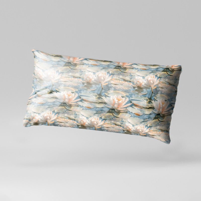 Peachy Lilies Oblong Luxury Scatter