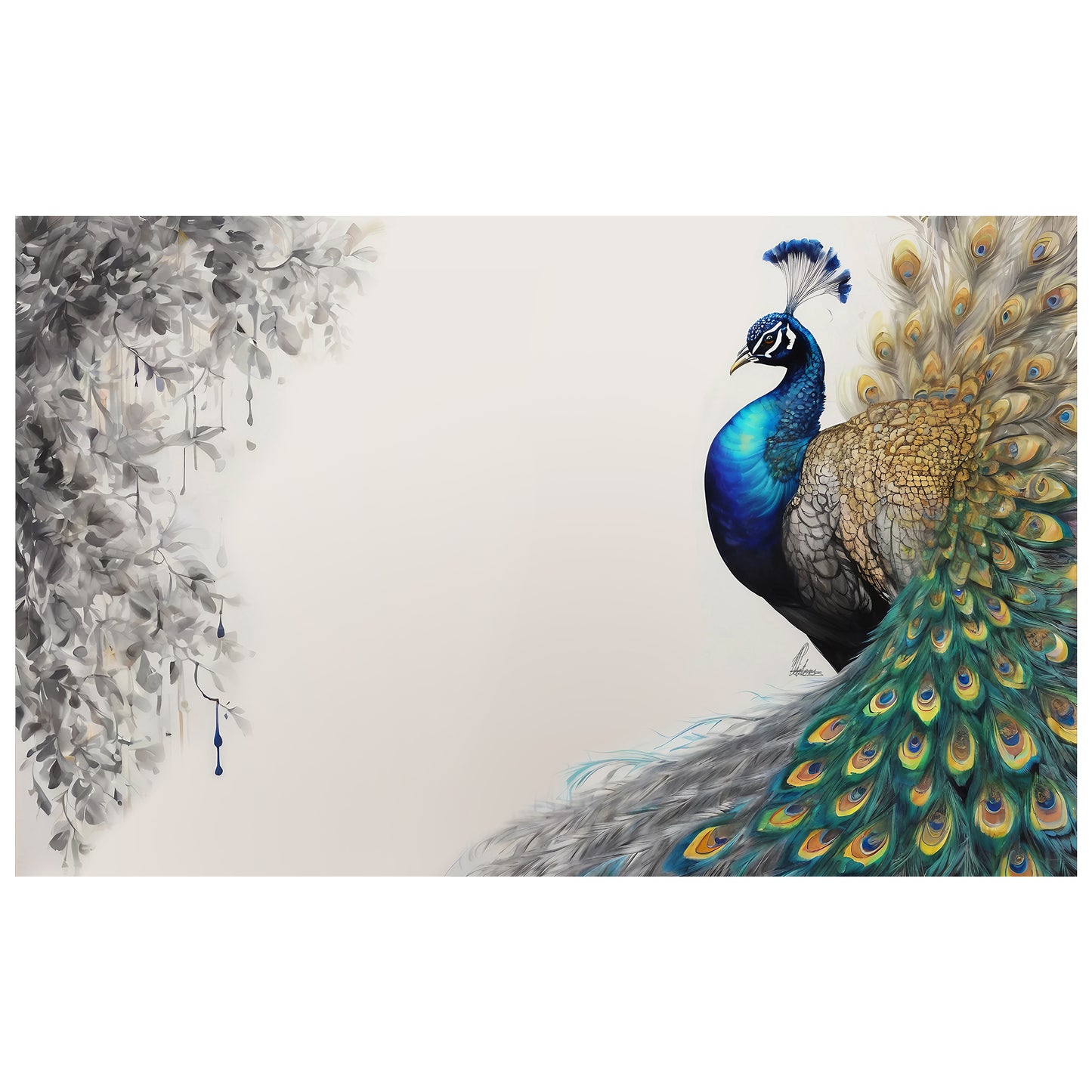 Peacock's Eclipse Plumage By Nathan Pieterse Rectangle Tablecloth