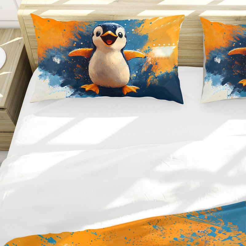 Penguin Duvet Cover Set by Wikus Schalkwyk