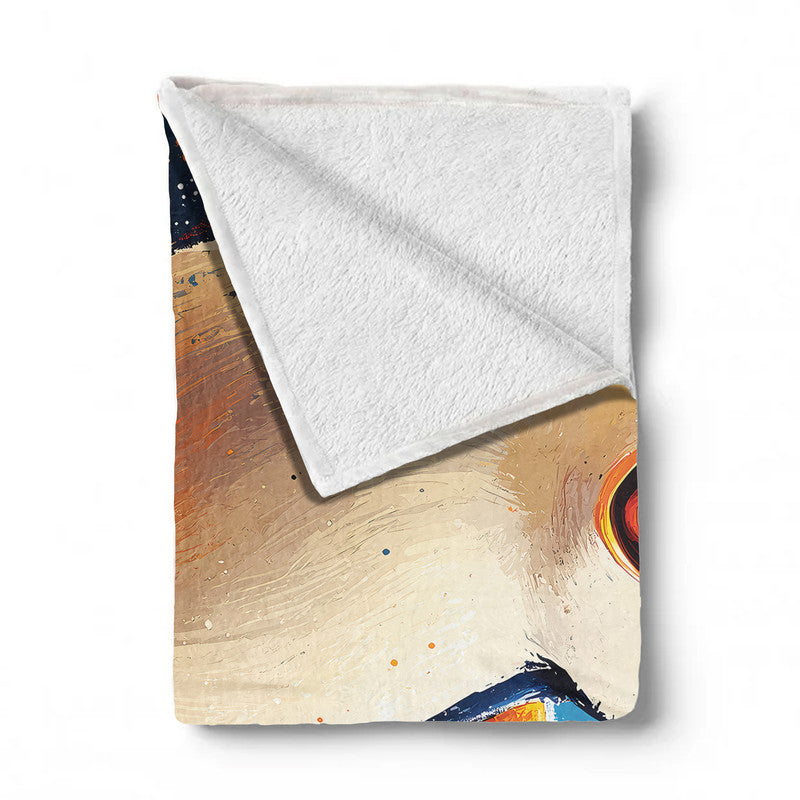 Penguin Light Weight Fleece Blanket by Wikus Schalkwyk