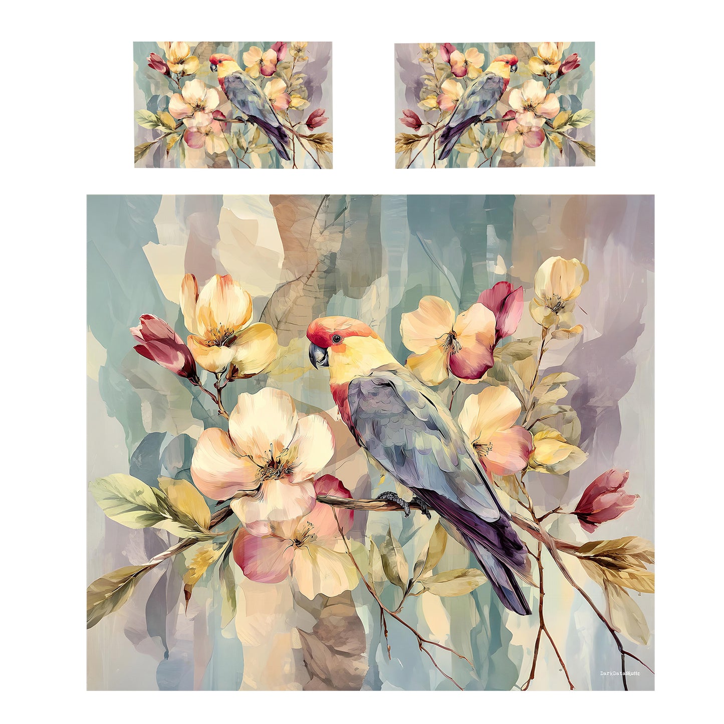 Petal Percher Duvet Cover Set by Wikus Schalkwyk
