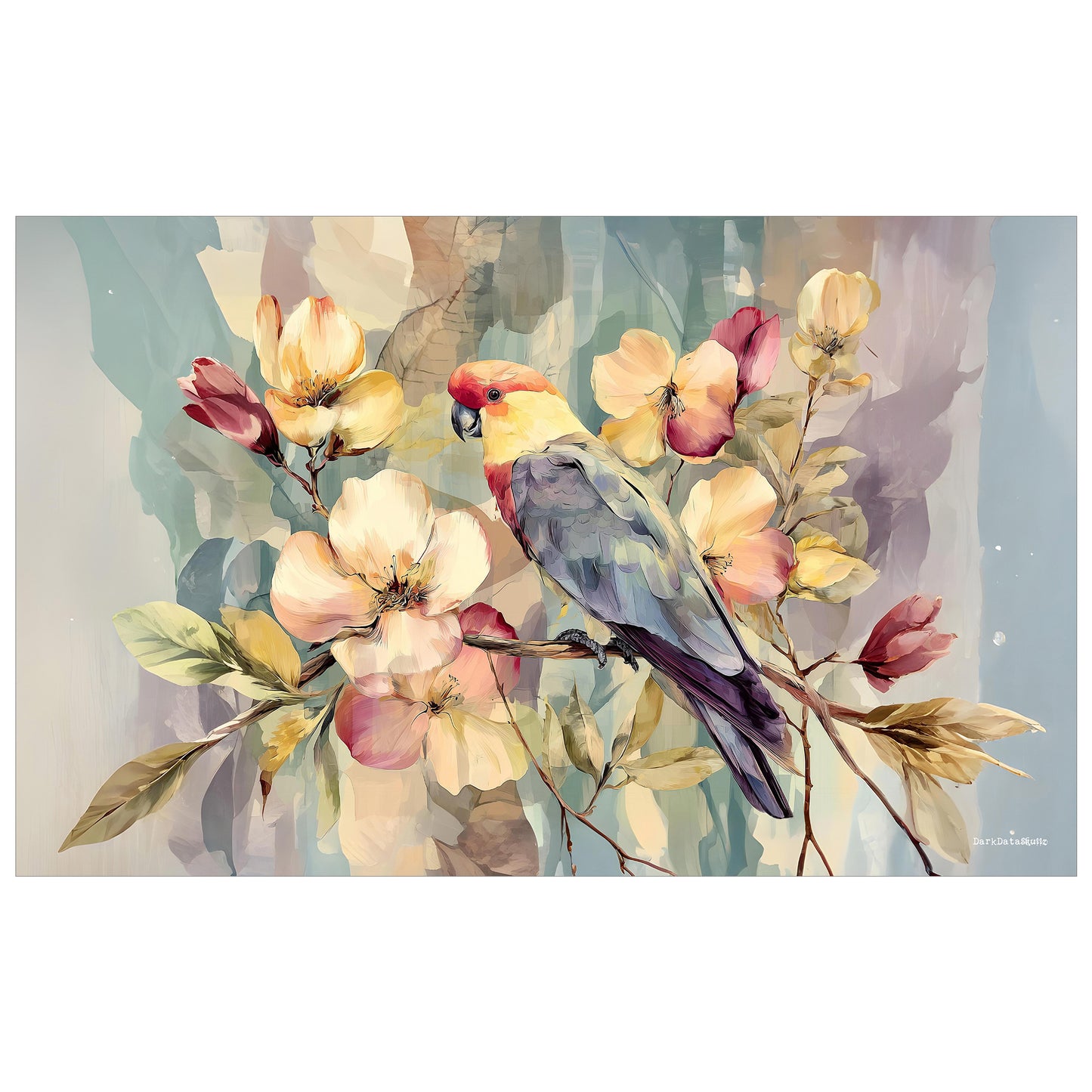 Petal Percher Rectangle Tablecloth by Wikus Schalkwyk