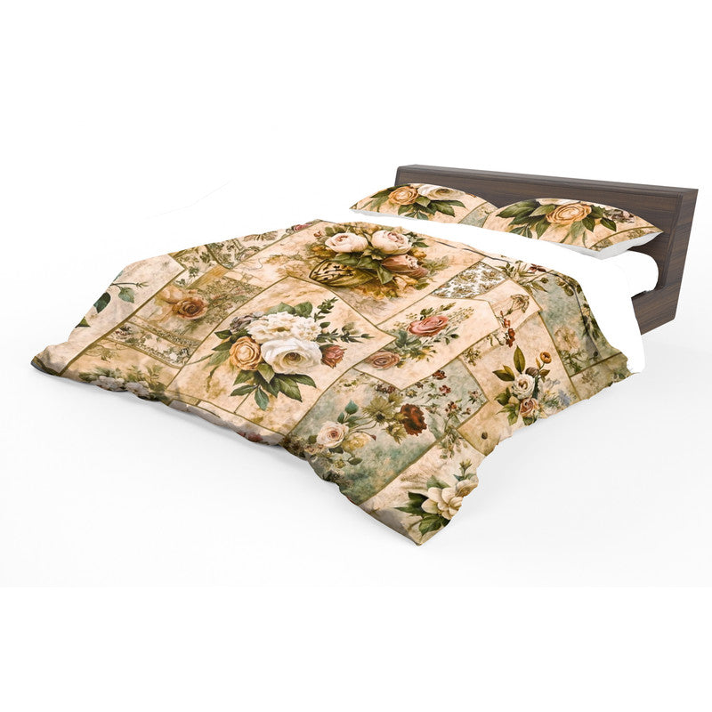 Petals Postmarks Duvet Cover Set