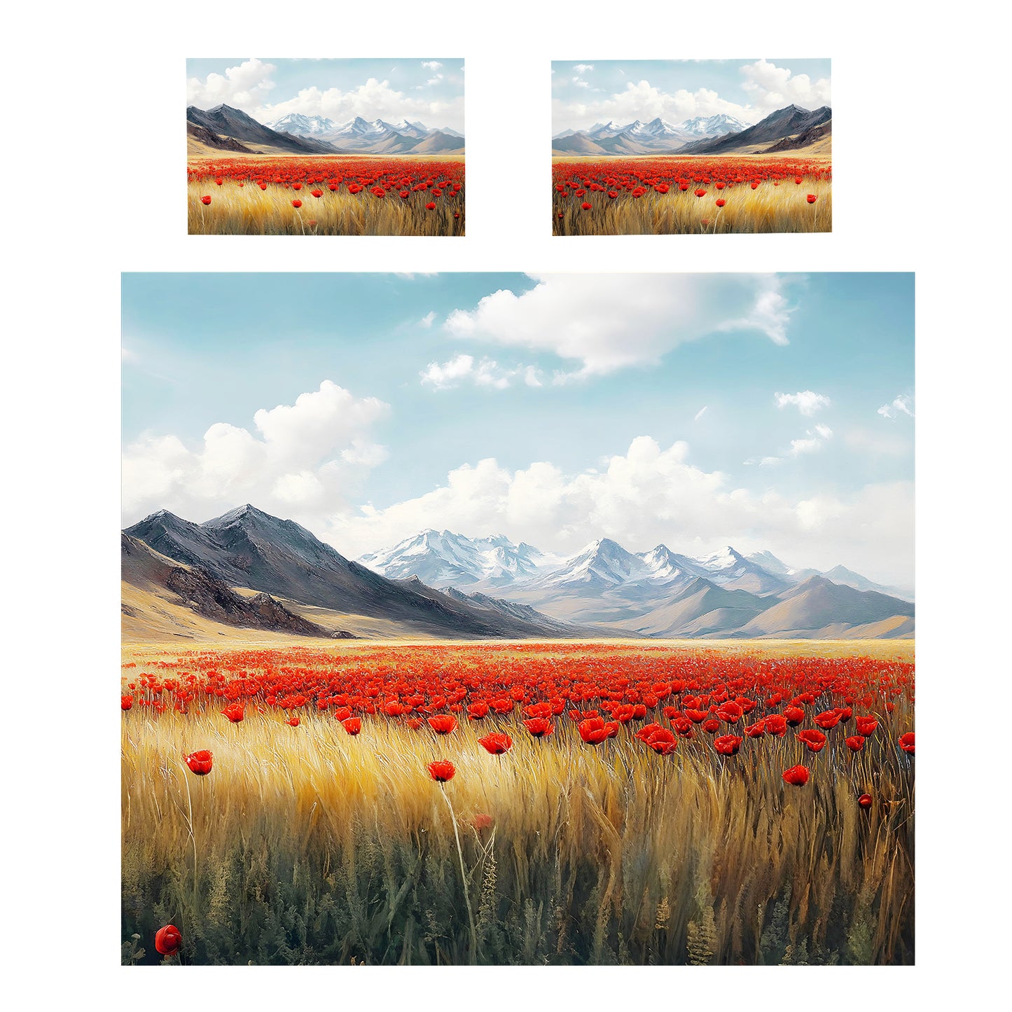 Petals of the Highlands Duvet Cover Set