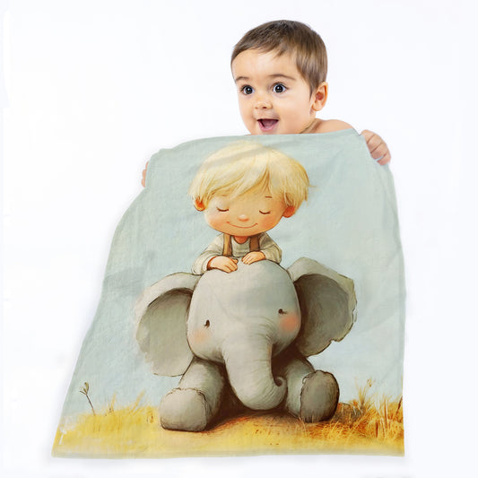 Peter and Elly Toddler Fleece Blanket
