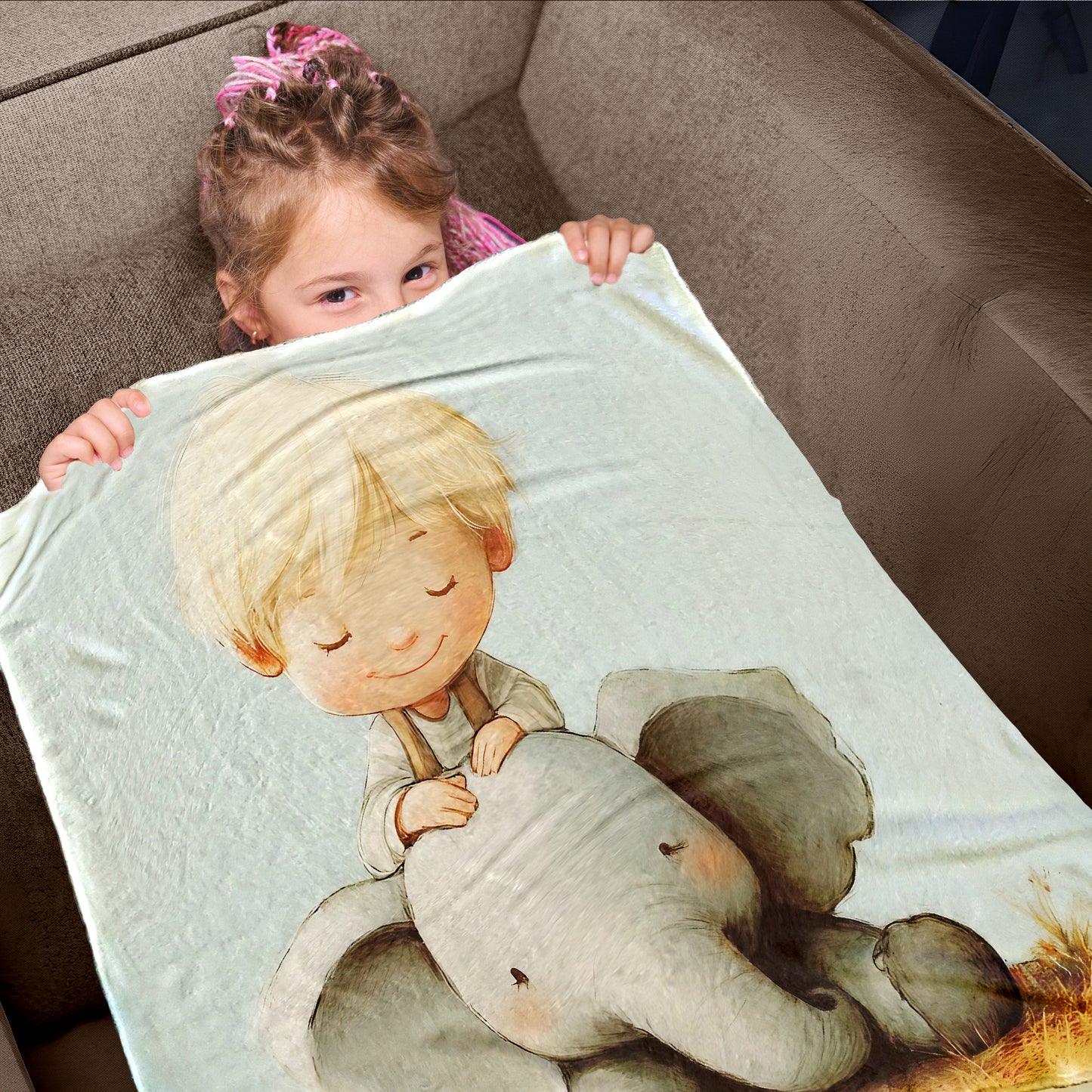 Peter and Elly Toddler Fleece Blanket