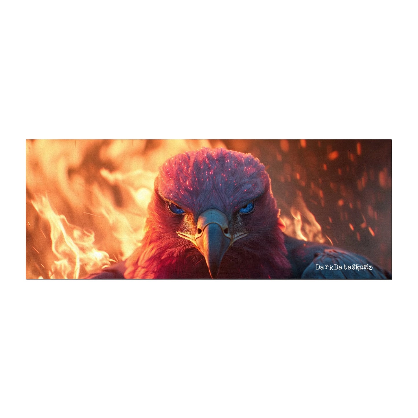 Phoenix Hawk by Wikus Schalkwyk Large Desk Pad